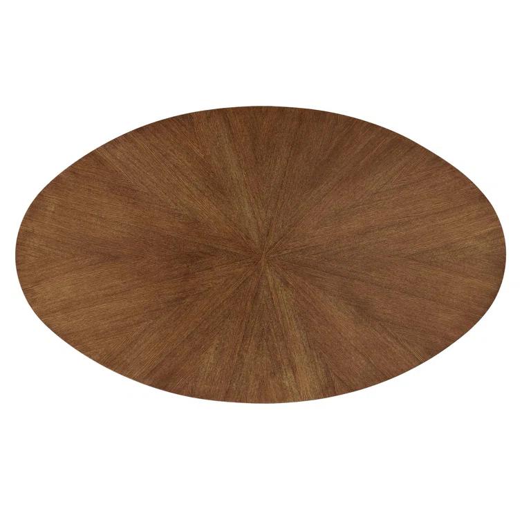 Modway Modway Crossroads 63" Oval Wood Dining Table