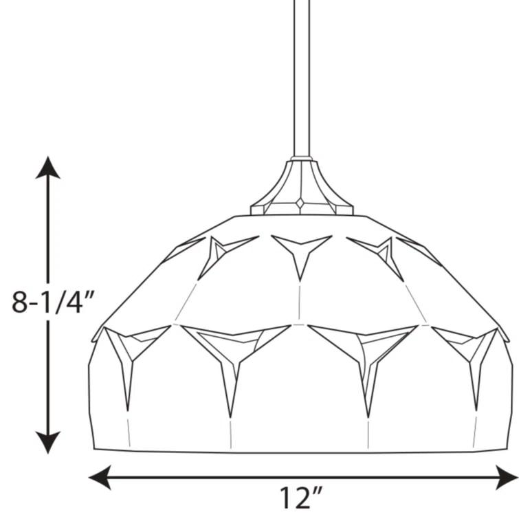 Yerba 1 - Light Silver Ridge Single Pendant