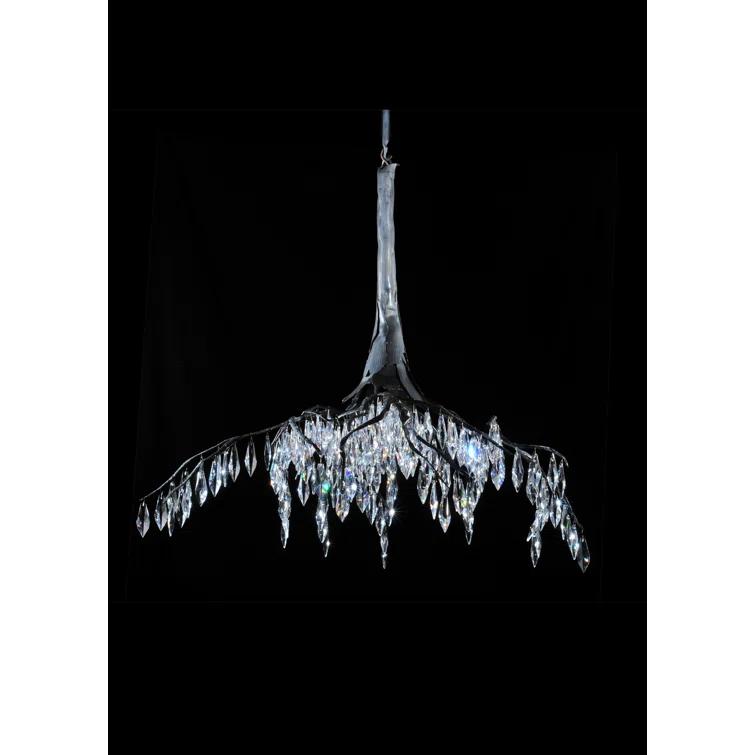 Meyda Lighting Winter At Stillwater Dimmable Geometric Chandelier