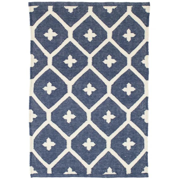 Elizabeth Navy Handwoven Indoor/Outdoor Rug
