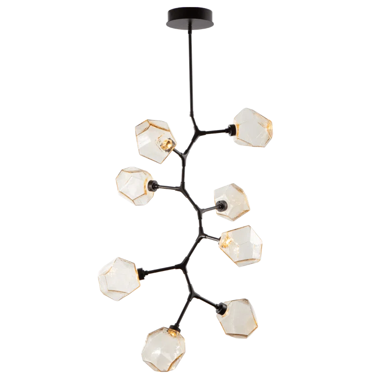 Gem 8 - Light Dimmable LED Sputnik Modern Linear Chandelier