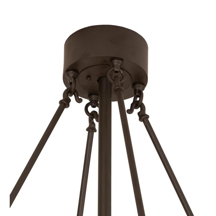 Smythe 16 - Light Dimmable LED Drum Chandelier