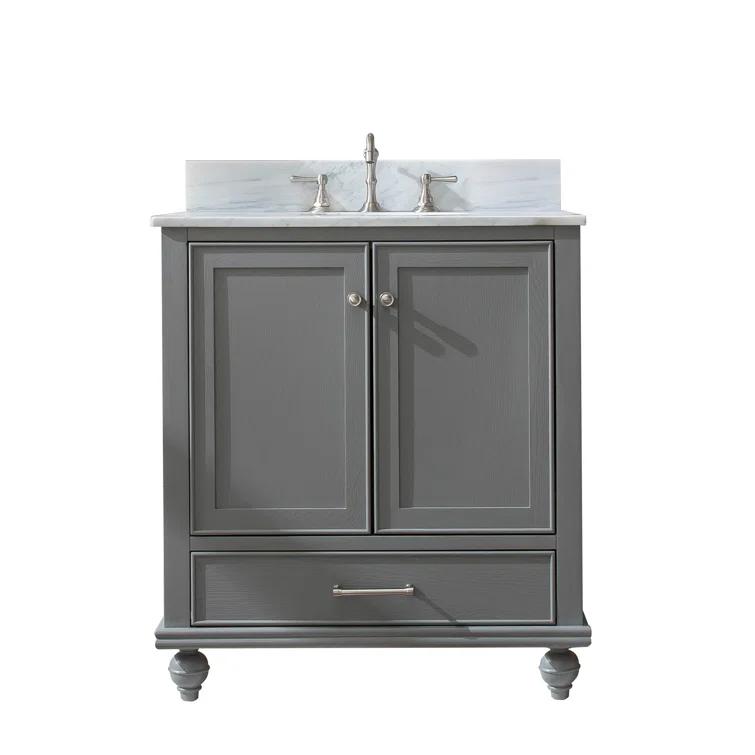 Melissa 30" Single Vanity - Grain White