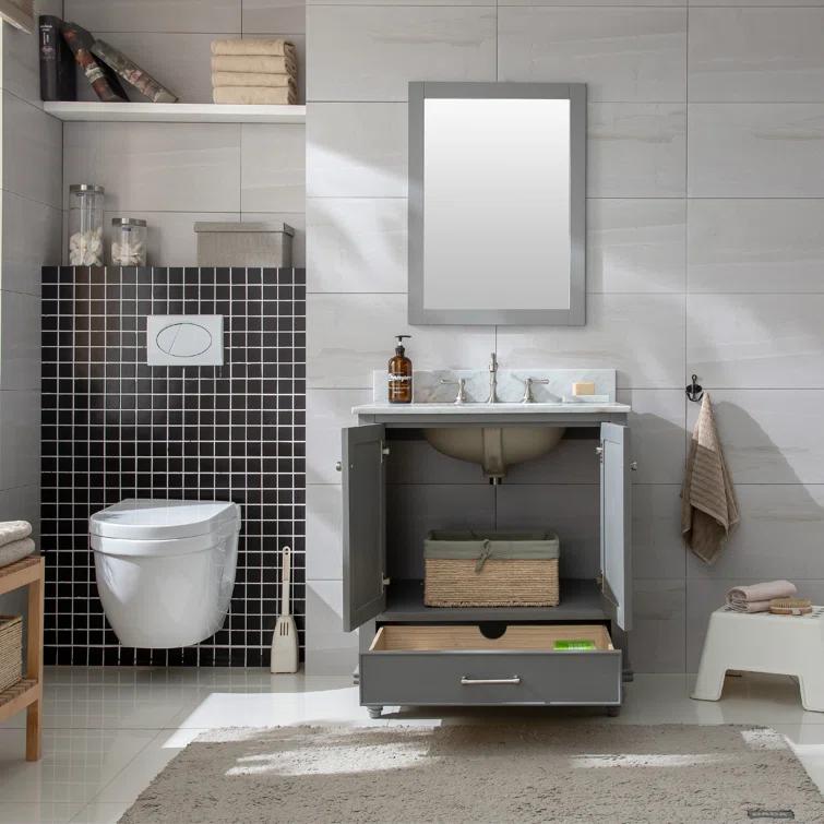 Melissa 30" Single Vanity - Grain White