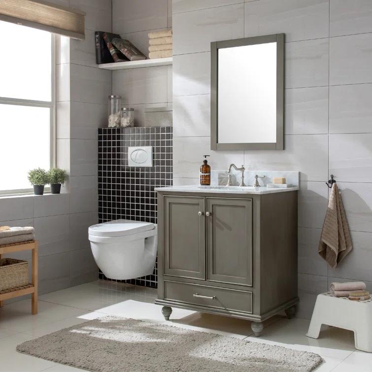 Melissa 30" Single Vanity - Grain White