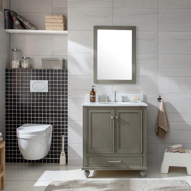 Melissa 30" Single Vanity - Grain White