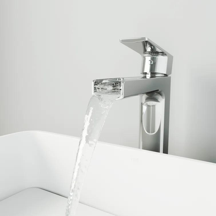 Amada Single Handle Vessel Sink Bathroom Faucet
