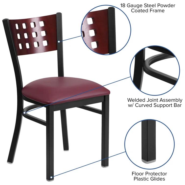 Flash Furniture Elea 19.5'' H Upholstered Side Chair