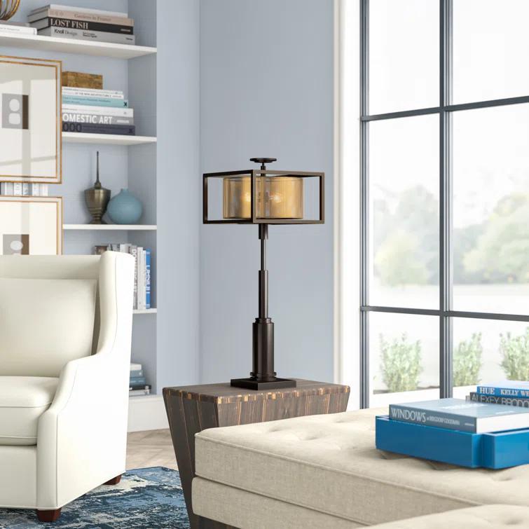 Global Views Double Shade Lamp