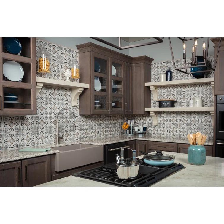 Karran Quartz 34'' X 21-1/4'' 50/50 Double Bowl Farmhouse/Apron Front Kitchen Sink Kit