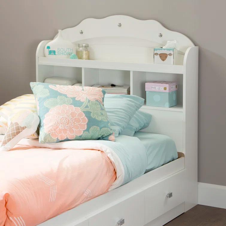South Shore Tiara Twin Bookcase Headboard