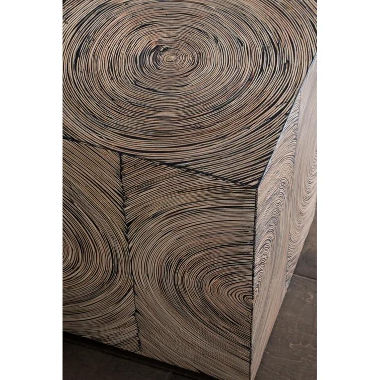 Artistica Home Signature Designs Bora White Spot Bunching Table