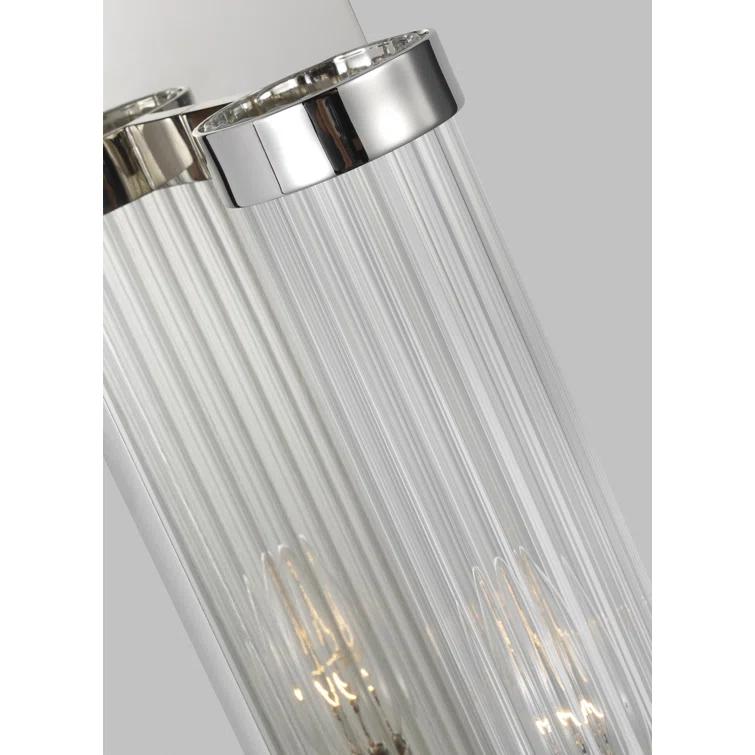 Everly Quinn Steel Corner Wall Light