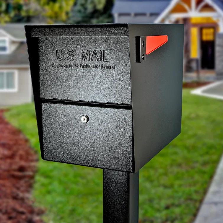 Package Master Locking Post Mounted Mailbox