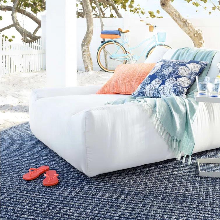 Coco Blue Handwoven Indoor/Outdoor Rug