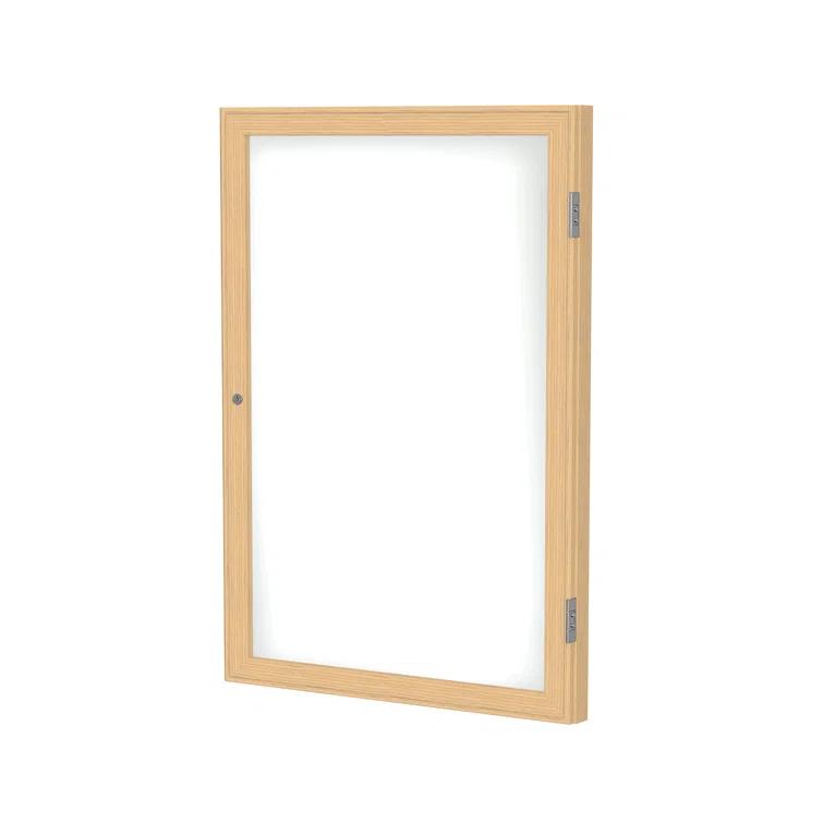 Enclosed White Board Enclosed Cabinet Magnetic Whiteboard