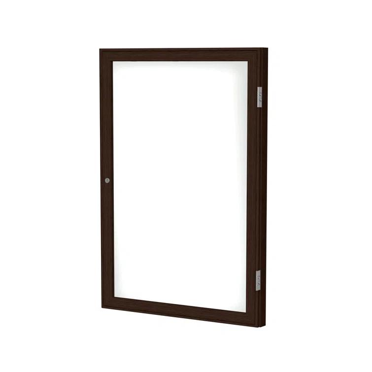 Enclosed White Board Enclosed Cabinet Magnetic Whiteboard
