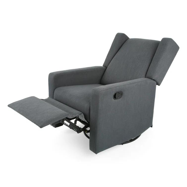 Latitude Run® Bines Upholstered Swivel Recliner