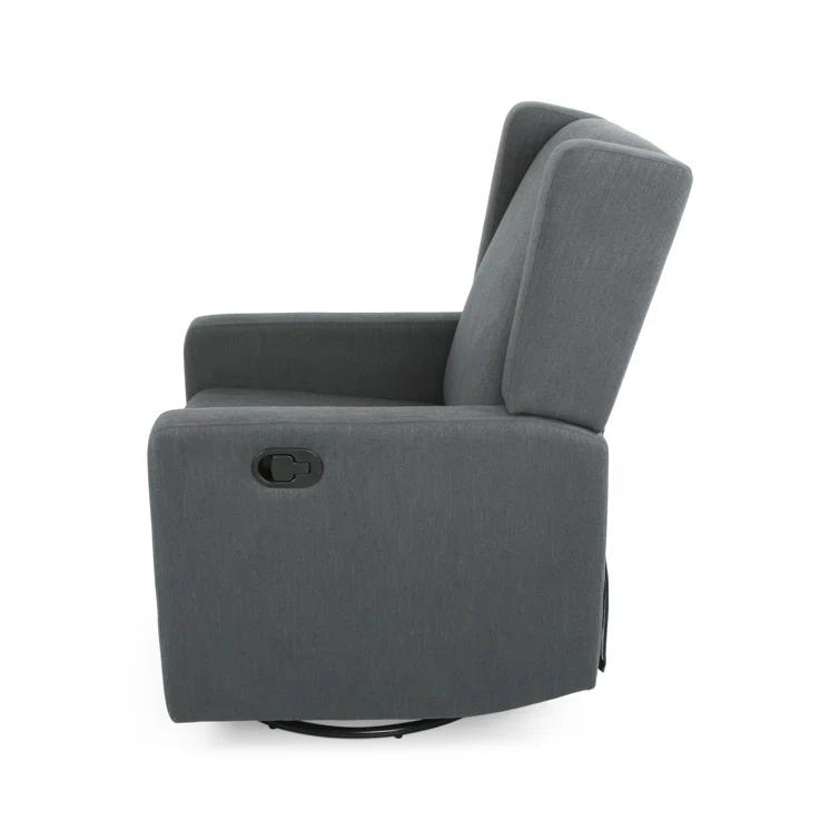 Latitude Run® Bines Upholstered Swivel Recliner