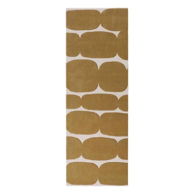 Brick Road Mustard Yellow/Ivory Rug