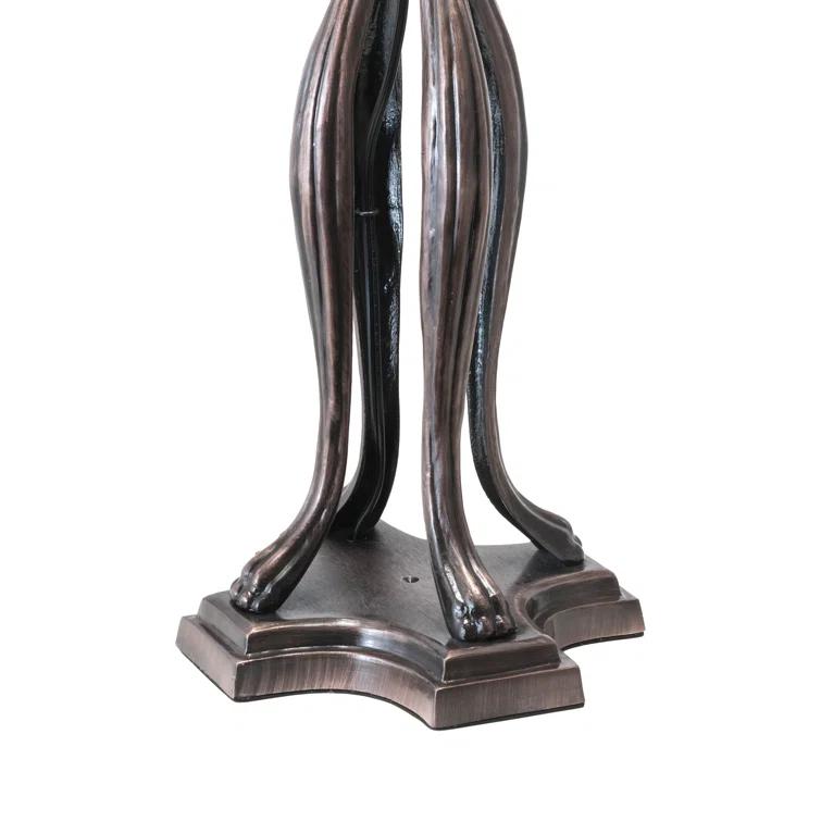 Meyda Lighting 30" High Tiffany Fishscale Table Lamp