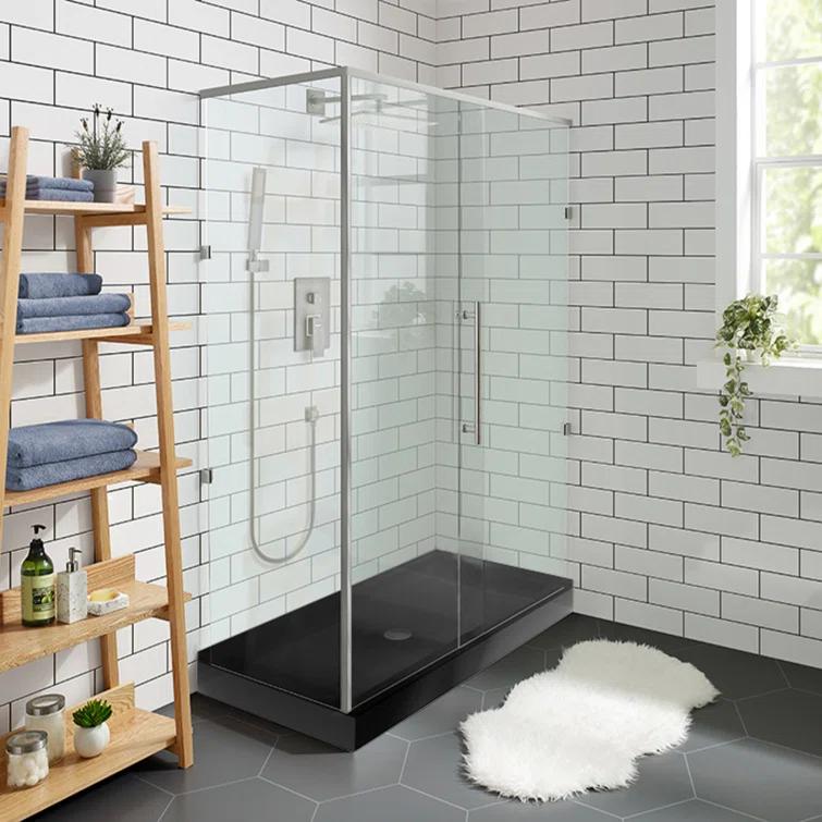 Voltaire 36" x 36" Single-Threshold, Center Drain, Shower Base