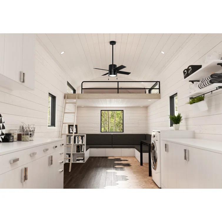 Hunter Fan 42" Beck 4 - Blade Standard Ceiling Fan with Pull Chain and Light Kit Included