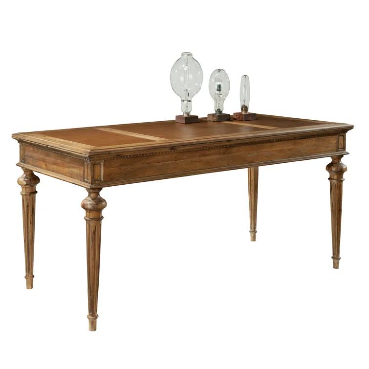 Lark Manor™ Ankaj Solid Wood Base Writing Desk
