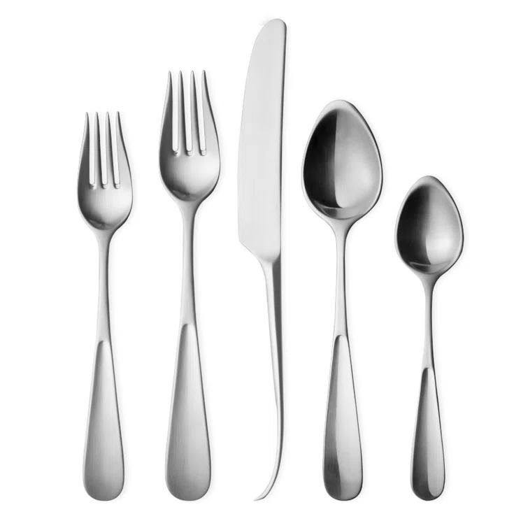 Georg Jensen Vivianna 5 Piece Flatware Set, Service for 1 | Wayfair