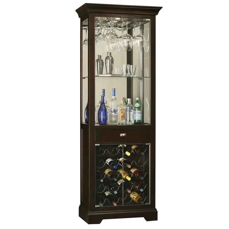 Howard Miller 690005 Howard Miller Gimlet Wine Cabinet 690005 Black Coffee