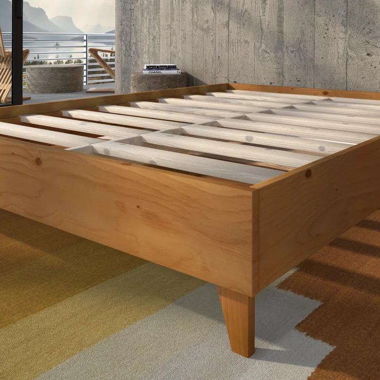 Dedrie Solid Wood Bed