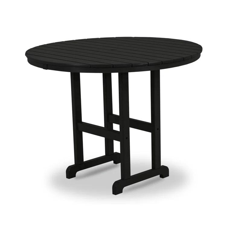 Round Farmhouse Counter Table