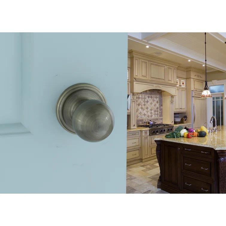 Ball Passage Door Knob with Round Rosette