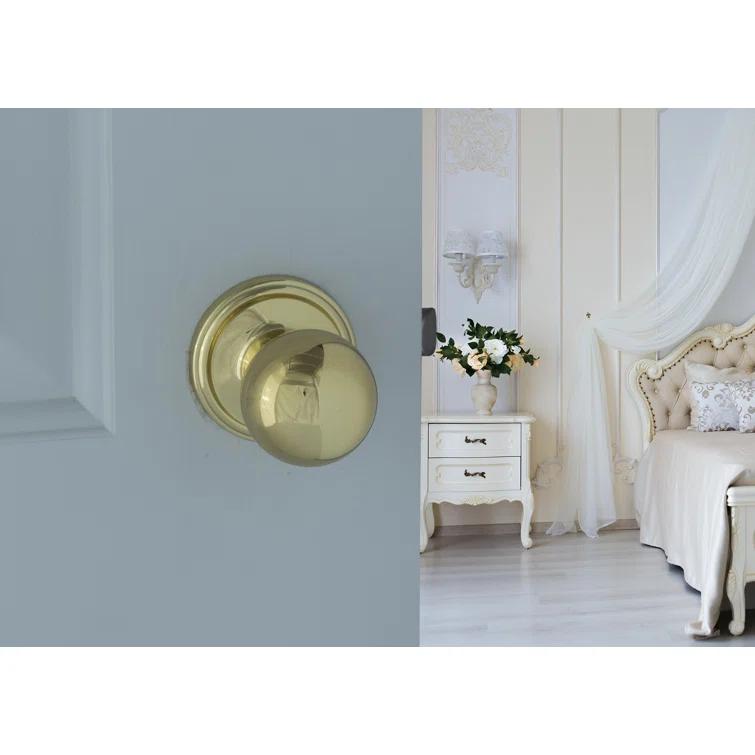 Ball Passage Door Knob with Round Rosette