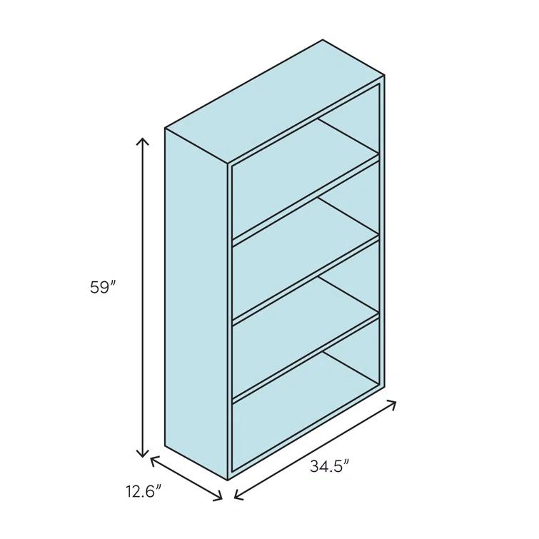 Brigade 71" H x 34.5" W Standard Bookcase