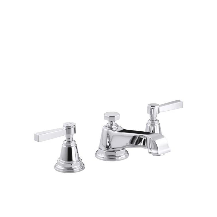Pinstripe® Pure Widespread Bathroom Sink Faucet with Cross Handles