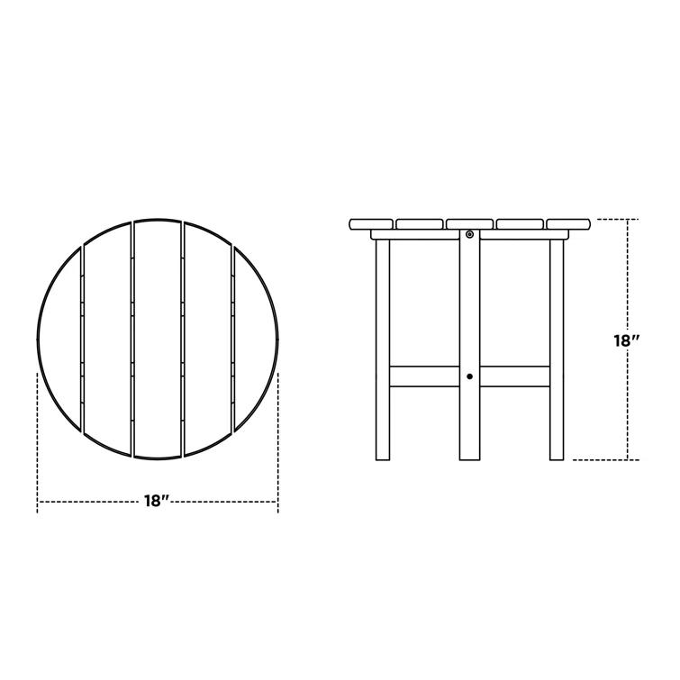 Round 18" Side Table