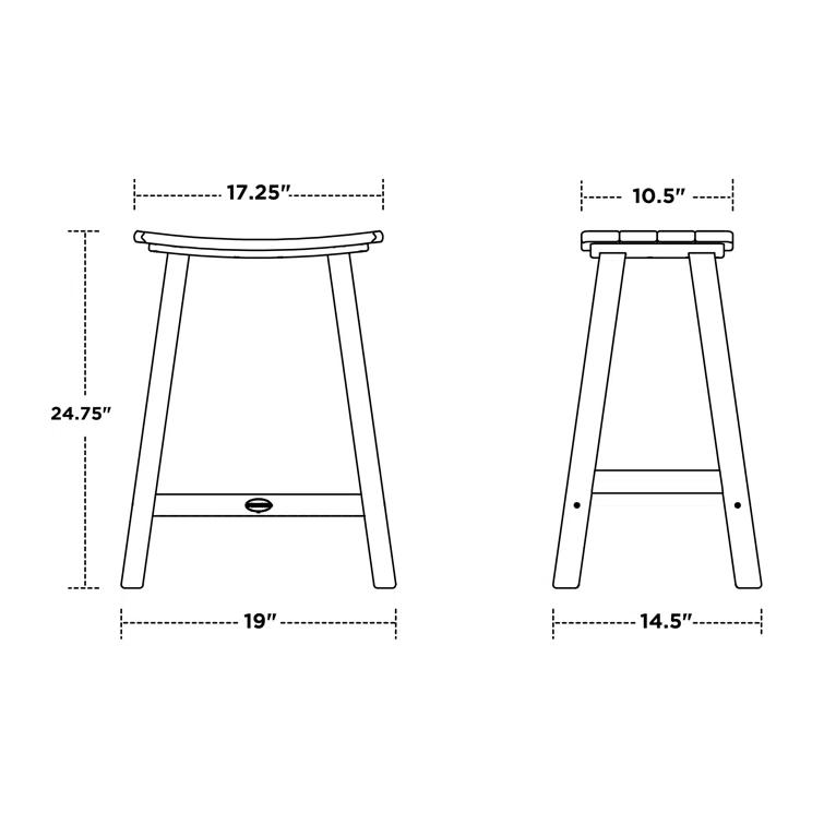 Traditional Garden Patio Bar Stool