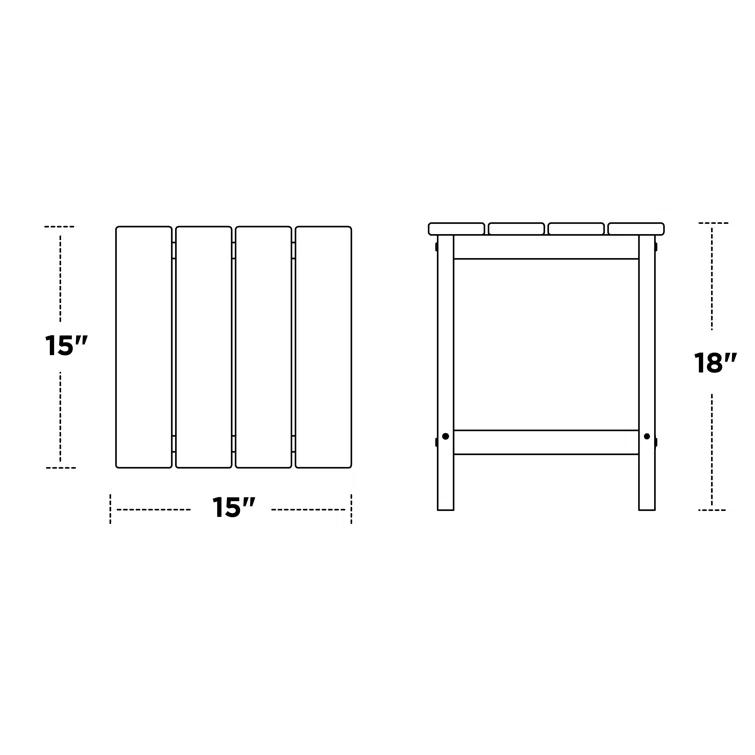 South Beach 18" Side Table