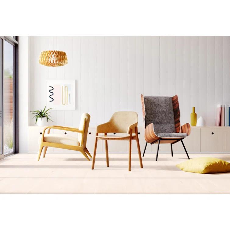 Gwyn Single Light Wood Dimmable Pendant