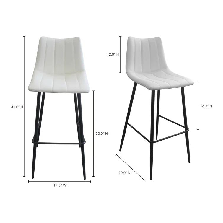 Alibi Bar Stool Ivory-M2
