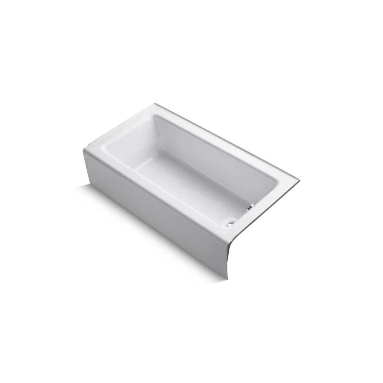 Kohler Avec 60 In. X 32 In. Alcove Bath, Right Drain K-25831-RA-0