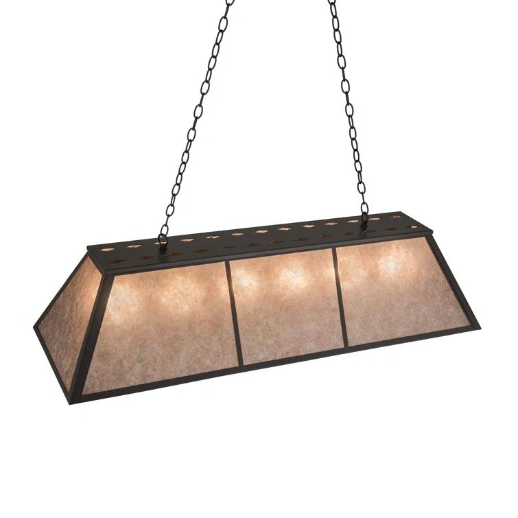 5 - Light Antique Copper Pool Table Lights Pendant