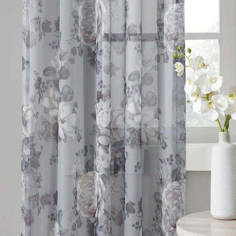 Madison Park Simone Marcus Sheer Curtain Panel