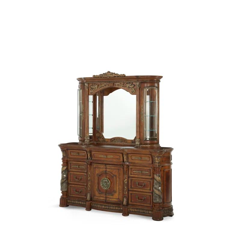 Villa Valencia 75.5'' W 9 - Drawer Dresser