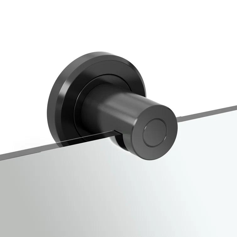 Latitude Wall Mount Frameless Rectangle Bathroom Vanity Mirror | Mount Landscape or Portrait