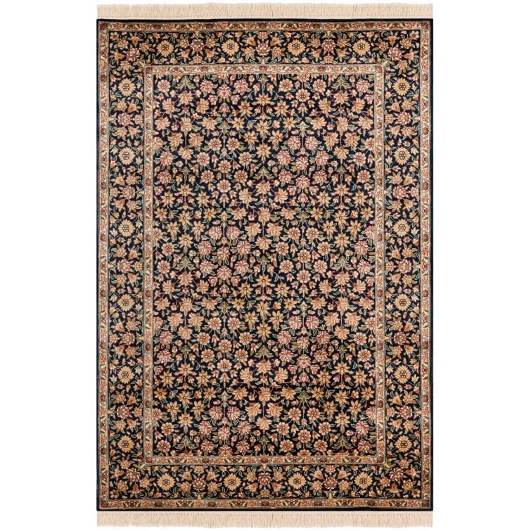 Royal Kerman 100% Wool Pile Floral Rug