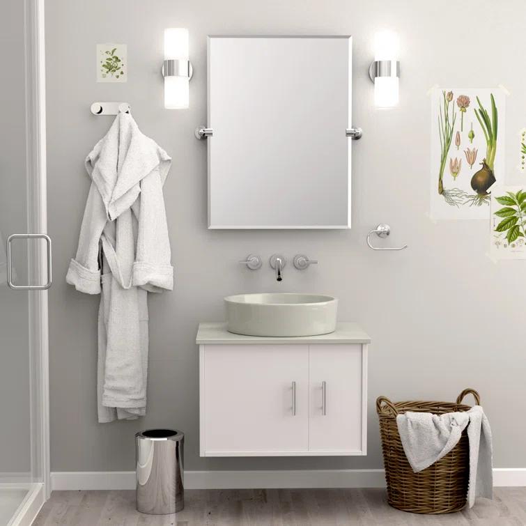 Glamour Wall Hook for Bathroom, Kitchen, Bedroom | Towel, Robe, Coat, Hat Rack with 2 Hooks