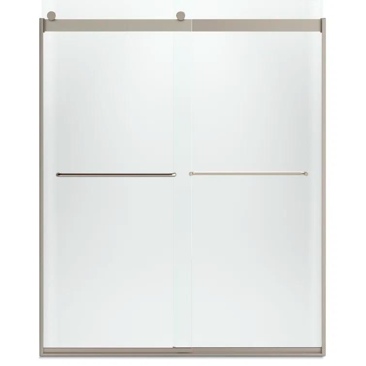 Levity 59.63" x 74" Bypass Shower Door with CleanCoat® Technology