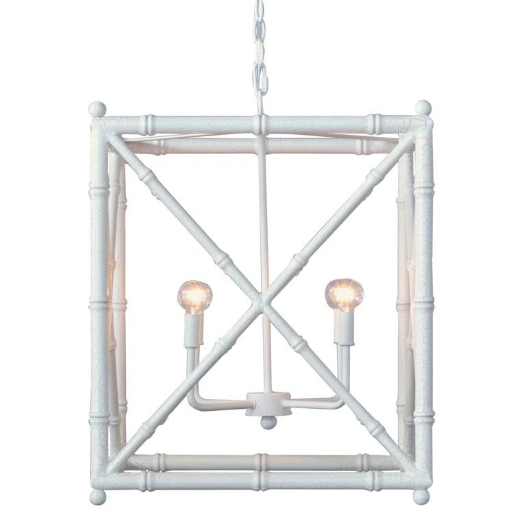 Port 68 Baldwin 4 - Light Square / Rectangle Chandelier